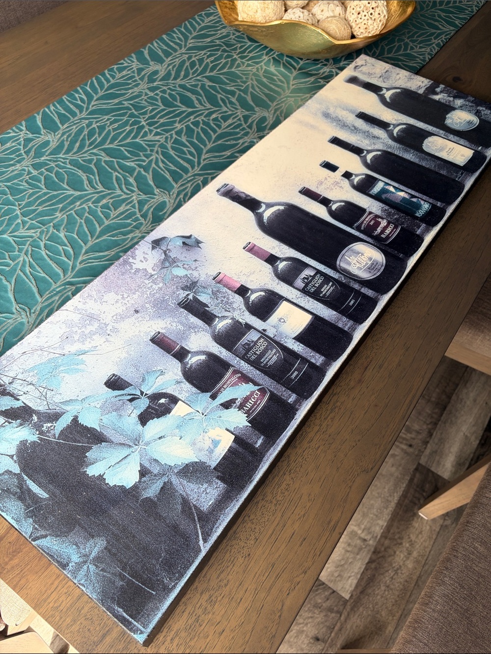 Wine Bottle Canvas Wall Art